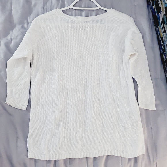 Reitmans Textured Knit Top 100% Cotton- XS - Picture 4 of 7